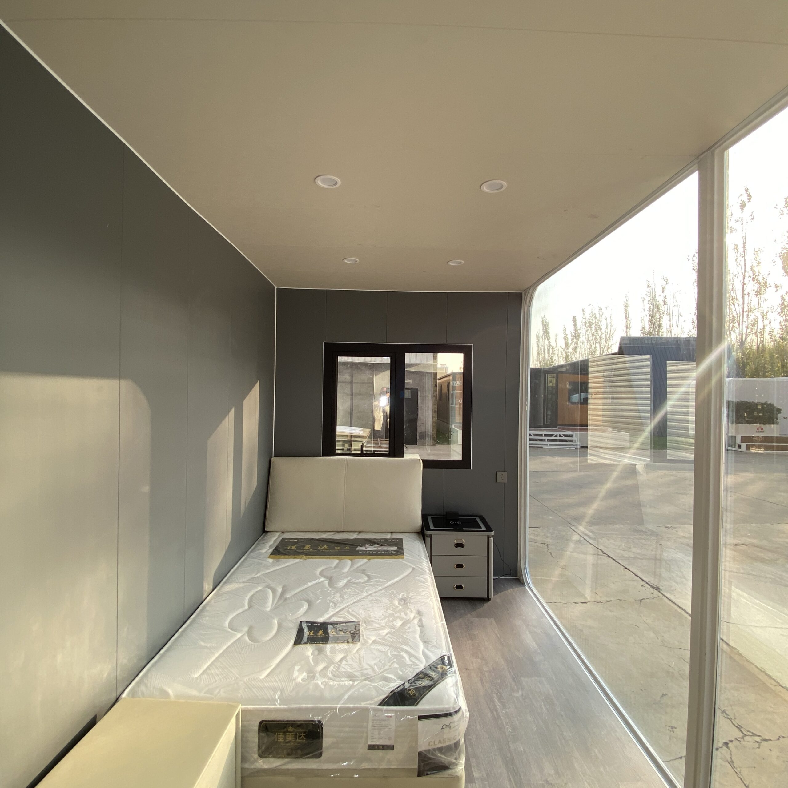 40ft expandable container house exterior for Ghana